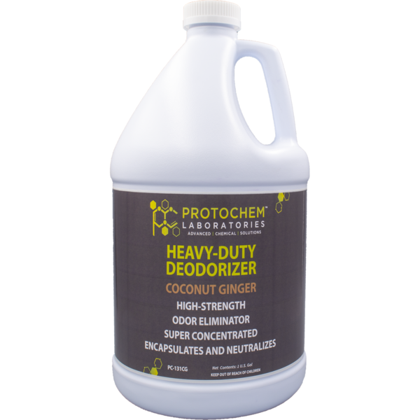 Protochem Laboratories Coconut Ginger Deodorizer And Cleaner Concentrate, 1 gal., EA1 PC-131CG-1